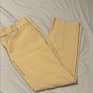 Ann Taylor Tan Chinos Classic Straight-Leg Design